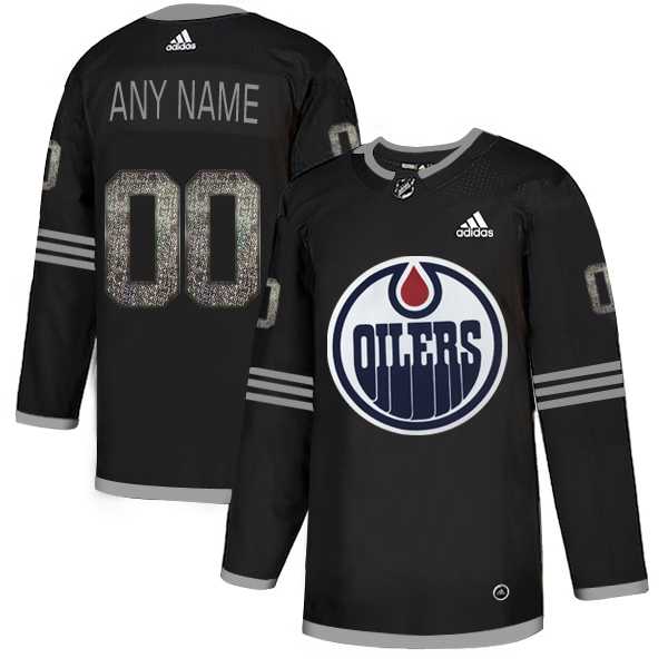 Customized Men's Oilers Any Name & Number Black Shadow Logo Print Adidas Jersey,We sell and wholesale Customized Men's Oilers Any Name & Number Black Shadow Logo Print Adidas Jersey on line form chian!